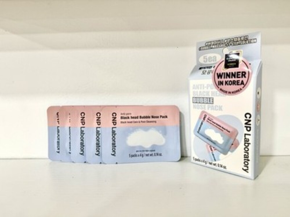CNP Laboratory Anti-Pore Black Head Bubble Nose Pack set Of 5
